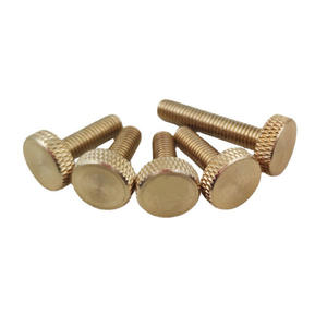 Прямая Заводская поставка под заказ, м3, М4, М6, М8, латунный металлический простой прямой Алмазный рифленый винт с накатанной головкой, Услуги обработки с ЧПУ - Product Image 4