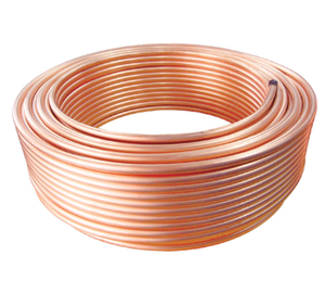 ท่อทองแดง B88 ASTM/ท่อ1/4 3/8 5/8นิ้ว C2400 C12200 B280 ASTM สำหรับเครื่องปรับอากาศ - Product Image 1