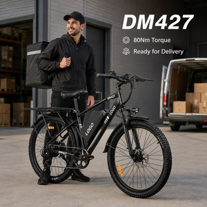 Vélo cargo électrique longue portée 27,5 pouces, autonomie 108 km, moteur haute vitesse pour livreurs, OEM ODM, vente en gros - Product Image 1