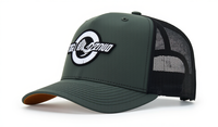 SY personnalisé nouveau Style en cuir broderie tissé Patch Logo camionneur chapeaux 6 panneaux course maille camionneur chapeau