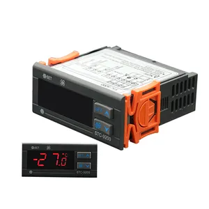 STC-9200 LED kỹ thuật số nhiệt cho lồng ấp điều khiển Nhiệt Độ Relay sưởi ấm làm mát 12V 24V 220V với 1m cáp