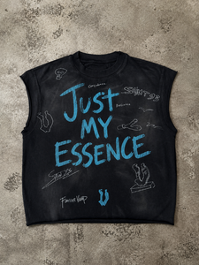 Custom Street Wear Custom Men's Dtg Printed Raw Hem Cut Edge tank <b>Top</b> <b>Distressed</b> Graphic Sleeveless T-shirt for Men - Product Image 1