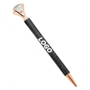 Personalized Luxury Gold Ballpoint Pen with Glitter Finish, Stylish Metal Design, Custom Logo Option for Promotional Gift - Product Image 4