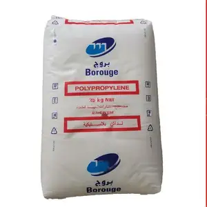 Bahan baku plastik LDPE HDPE, Virgin dan daur ulang PP granule kelas injeksi hitam/putih Polipropilena cetakan Resin