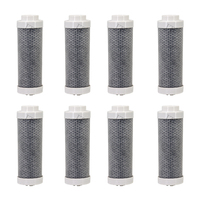 Bouteille filtrante à eau portable, cartouche de remplacement, filtre en fibre de carbone, réduit les PFAS, le chlore et les micro-impuretés