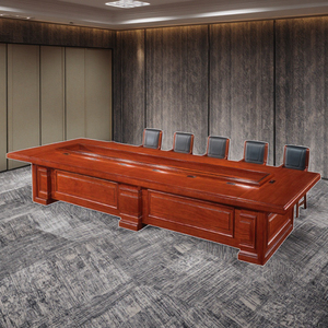 Boat Shape 10 <strong>15</strong> <strong>Person</strong> Middle Heavy <strong>Conference</strong> Meeting <strong>Table</strong> - Product Image 2