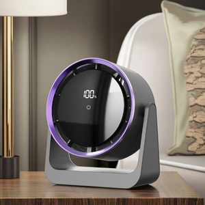 Five Speed Wind USB Charging Desktop Fan Battery Powered Household Use Hotel <b>Plastic</b> Air Cooling <b>Table</b> Punch-free Hanging Fan - Product Image 2