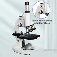 Microscope de laboratoire haute définition, microscope d'expérience microbiologique d'enseignement d'étudiant