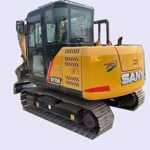 รถขุดตีนตะขาบ SANY SNAY75C มือสอง ได้รับการรับรองมาตรฐาน CE ยี่ห้อดังของจีน พร้อมเครื่องยนต์และปั๊มคุณภาพสูง น้ำหนัก 7500 กก. ใช้งานมาแล้ว 0-2000 ชั่วโมง - Product Image 1