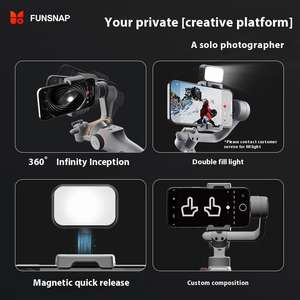 <span class=keywords><strong>FUNSNAP</strong></span> Capture 5, Gimbal para Teléfono con Sensor de Seguimiento IA de Tres Ejes Antivibración, Grabación de Video, Estabilizador de Smartphone - Product Image 2