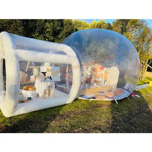 Inflatable बुलबुला तम्बू घर पारदर्शी inflatable तम्बू बुलबुला फैक्टरी मूल्य