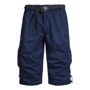 Pantalones Capri Tácticos para <span class=keywords><strong>Hombre</strong></span>, Largos hasta Debajo de la Rodilla, 3/4, con Múltiples Bolsillos, de Sarga, para Verano, Estilo Cargo, Venta al por Mayor - Product Image 2