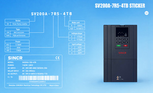 Variador de Frecuencia <span class=keywords><strong>SINCR</strong></span> Trifásico de 0.75kw a 7.5kw, Control Vectorial, Aplicación para Motor de 380v Nominal - Product Image 5
