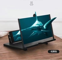 Nouveau support pliable pour téléphone portable avec amplificateur d'écran 3D de 10 pouces, amplificateur vidéo HD, support de téléphone intelligent, portable pour le bureau