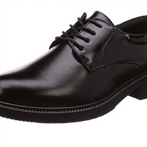 Men's Black Oxford Dress <b>Shoes</b> Lace Up Round Toe Formal <b>Work</b> Business Casual Footwear - Product Image 4