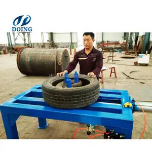 2024 Hot sale waste tyres doubling and tripling machine used tire packing unpacking machine for sale