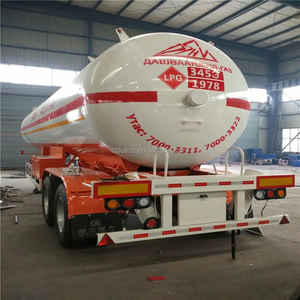 Heavy Duty 3 Axles LPG Tank Truck Trailer para propano Buen <span class=keywords><strong>precio</strong></span> 58m3 High End Custom LPG Gas Tanker Semi Trailer para la venta - Product Image 6