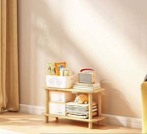 Wooden <b>Bookcase</b>-Modern Open Bookshelf Free-Standing Storage Rack Multifunctional Display Stand for Living Room - Product Image 3