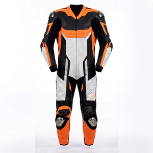 <b>Mens</b> Zonda Genuine Cowhide/Kangaroo Racing Suit Professional Motorbike Leather Gear <b>for</b> Track Racing 1Pc <b>Jumpsuit</b>/Traje CE - Product Image 1