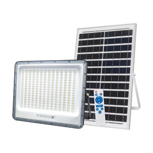 Solar <b>Flood</b> <b>Light</b> 120W LED Aluminum Body Remote Control Outdoor Waterproof 50000H Lifespan CE Certified Surface Mounted - Product Image 1