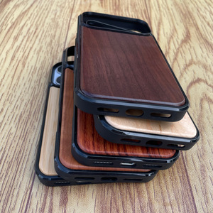 Thiên Nhiên Bằng Gỗ Trường Hợp Điện Thoại Gỗ Thật Trống Biểu Tượng Tùy Chỉnh Di Động Bìa Cho <span class=keywords><strong>Iphone</strong></span> 17 Pro Max 17 Không Khí 16 15 14 13 - Product Image 3