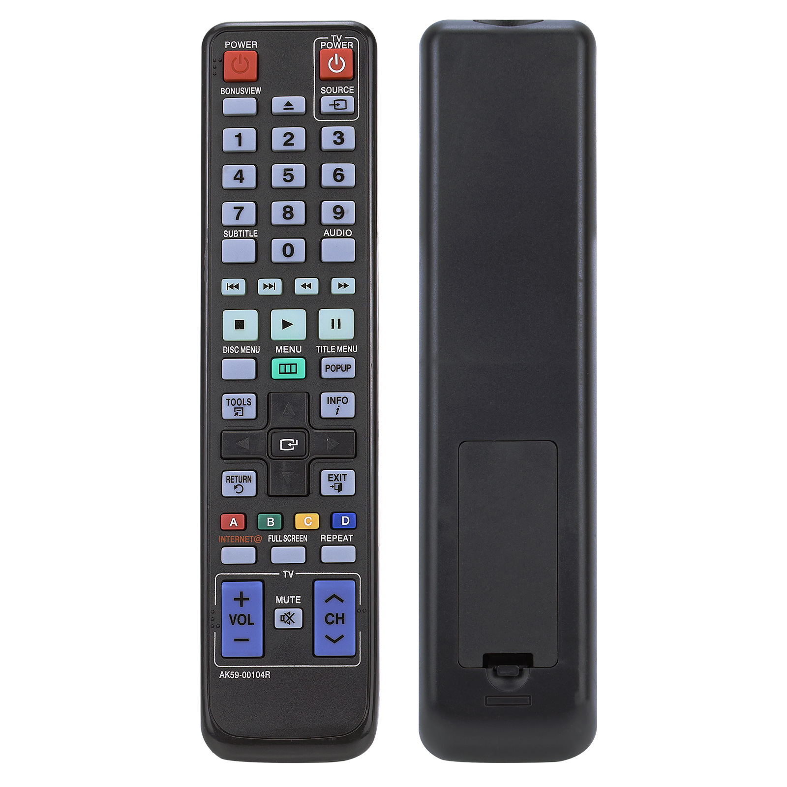 AK59-00104R Replacement <strong>Blu</strong>-<strong>ray</strong> <strong>Remote</strong> <strong>Control</strong> for Samsung Bluray/DVD Player BD-C6500 BD-C5500 BD-D6500/ZA BD-D6100C/ZA RCU060