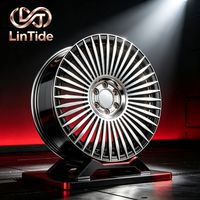 Llantas de Aleación de Lujo Estilo Ventilador con Múltiples Radios Delgados, Forjadas en Dos Tonos, Anticorrosión para el Mercado de Exportación Global