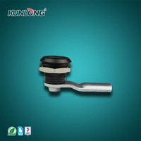 Serrure à cylindre en alliage de zinc et acier inoxydable SK1-063-6B, loquet à came hexagonal en alliage de zinc / serrure à came