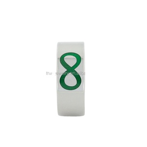 <span class=keywords><strong>Anillo</strong></span> de Titanio Grabado con el Símbolo del Infinito que Brilla en la Oscuridad, <span class=keywords><strong>Anillo</strong></span> de <span class=keywords><strong>Linterna</strong></span> <span class=keywords><strong>Verde</strong></span> - Product Image 3