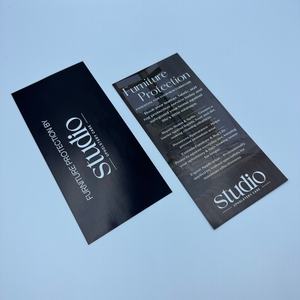 Berkelas 210X100mm 157gsm Cina kustom Multi desain pribadi layar penuh penuh kosmetik promosi Carousel selebaran medis - Product Image 1