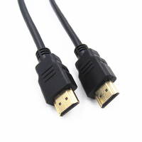 Câble HDMI 4K plaqué or avec Ethernet, 1m, 2m, 5m, pour HDTV 3D et ordinateur portable