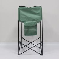 Chaise longue de plage pliable en aluminium avec tissu en polyester pour le camping en plein air et la terrasse
