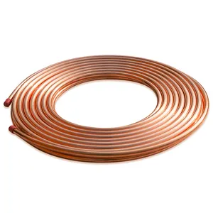 Bobina de cobre para ar condicionado, de alta qualidade, tubo de cobre capilar