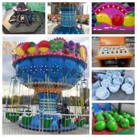 Nova Rides Koop Kermisvliegende Stoelen 16 Zitplaatsen Fruitvliegende Stoelen Kermisattractie Mini Vliegende Stoelen Attractie
