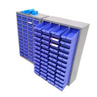 Armoire de rangement à tiroirs en plastique multi-usages durable à 48 tiroirs