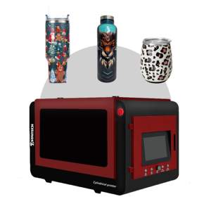 <span class=keywords><strong>Imprimante</strong></span> UV rotative à 360° compacte et polyvalente pour bouteilles, gobelets et objets cylindriques - Product Image 5