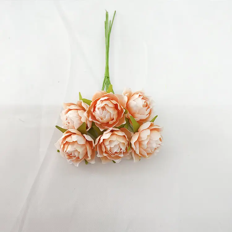 Di alta qualità a buon mercato artificiale del fiore della rosa per la cerimonia nuziale artifiicla fiore decorazione artificialrose fascio