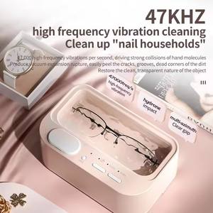 <span class=keywords><strong>Lunettes</strong></span> à ultrasons à synchronisation propre à ultrasons à haute fréquence nettoyant la <span class=keywords><strong>Machine</strong></span> de nettoyage de bijoux à ultrasons pour bijoux et brosse à dents - Product Image 2