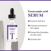Sérum ciblé anti-taches à l'acide tranexamique, correcteur éclaircissant anti-mélanine pour le visage 30ml, OEM, étiquette privée personnalisée, soin de la peau