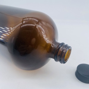 Muestra gratis 1000ml ámbar marrón Boston redondo botella <span class=keywords><strong>de</strong></span> spray <span class=keywords><strong>de</strong></span> vidrio <span class=keywords><strong>de</strong></span> <span class=keywords><strong>aceite</strong></span> <span class=keywords><strong>de</strong></span> <span class=keywords><strong>oliva</strong></span> con varias tapas - Product Image 5