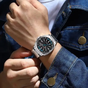 Reloj de Cuarzo de Lujo para Hombre Drioshipping, Modelo CURREN 8455, Correa de Acero Inoxidable de Alta Calidad, Resistente al Agua 3ATM, Alta Luminosidad - Product Image 2