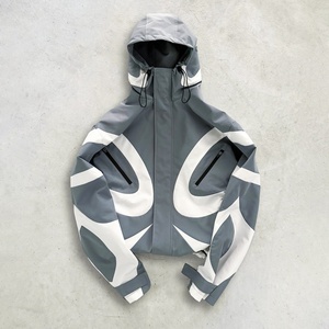 Design Custom Fashion Blank Pullover Waterproof Windproof Nylon <b>Zip</b> <b>up</b> <b>Jackets</b> Polyester Outdoor Nylon Windbreaker <b>Jackets</b> Men - Product Image 1