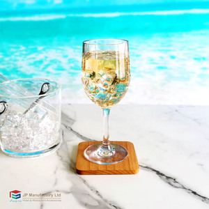 Copas de vino de fiesta clásicas de policarbonato transparente personalizadas de alta calidad, irrompibles de 300ml para boda de Picnic en la playa - Product Image 5