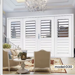 Hiện Đại Nhà Máy Được Thiết Kế Nhôm Trượt Nội Thất Cửa Không Thấm Nước Cách Âm WPC Hollow Bảng Cửa Thiên Nhiên Màu Sắc Hỗn Hợp - Product Image 1