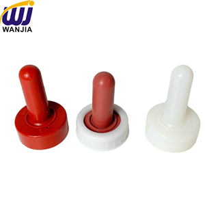 WANJIA Durável Silicone Animal Chupetas Borracha Natural Tetina Pecuária Leite Mamilos Alimentação para Bezerros Instrumento Veterinário - Product Image 2