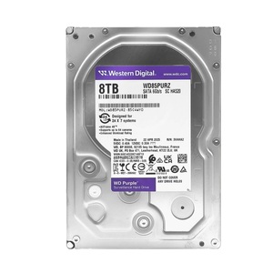 Nuevo disco duro WD85PURZ morado en caja, 5400 RPM, 256M de caché, para IA y NVR - Product Image 1