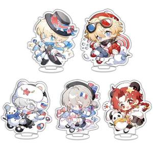 Support en acrylique mini QR avec impression numérique anime HD, design créatif, logo personnalisé DIY, artisanat en plastique à effet d'impression numérique anime - Product Image 1