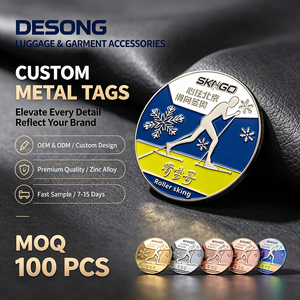 Brand Custom Metal Embossed Labels, Solid Metal Logo Plates Handmade <b>Tags</b> for Garment Jeans <b>Bags</b> - Product Image 1