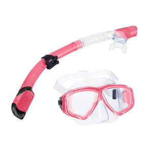 Multiple Color Tempered Glass Myopia Snorkeling Mask and Sea <b>Snorkel</b> <b>Set</b> for Diving - Product Image 2
