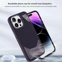 Nouveau luxe en alliage d'aluminium fenêtre de refroidissement en cuir plein ventouse magnétique coque de téléphone iPhone 12 13 14 15 Pro Max couverture cellulaire Funda